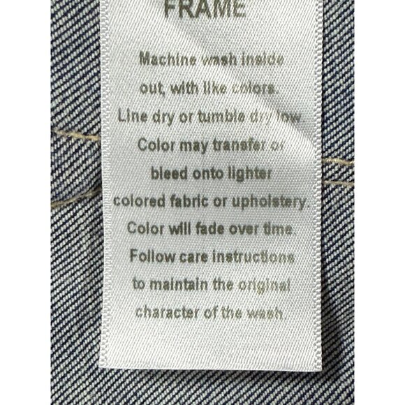 FRAME Le High Flare Jeans Women 25 Benedict Canyon High Rise Dark Wash USA - Picture 10 of 11